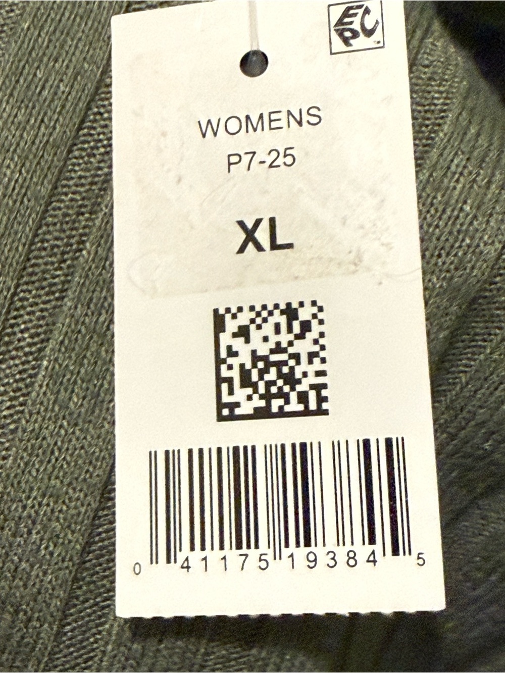 dip Olive Green Wrap Style  Ribbed Women's Top - Picture 4 of 14